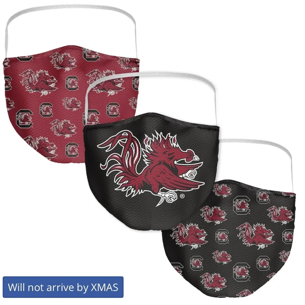 South Carolina gamecocks masks set of three brand new NCAA fanatics